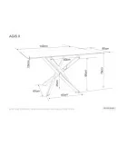 Dining table AGIS II 140х80 order